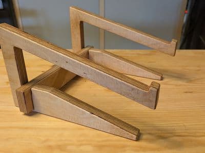 Notebookständer | Laptop Stand aus Holz