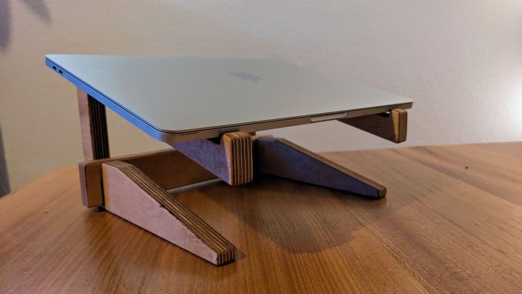 Notebookständer | Laptop Stand aus Holz