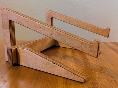 Notebookständer | Laptop Stand aus Holz