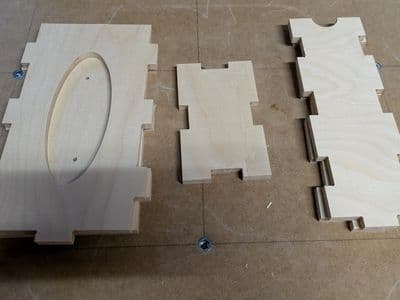 Halterung für Gummihandschuhe / Einweghandschuhe
