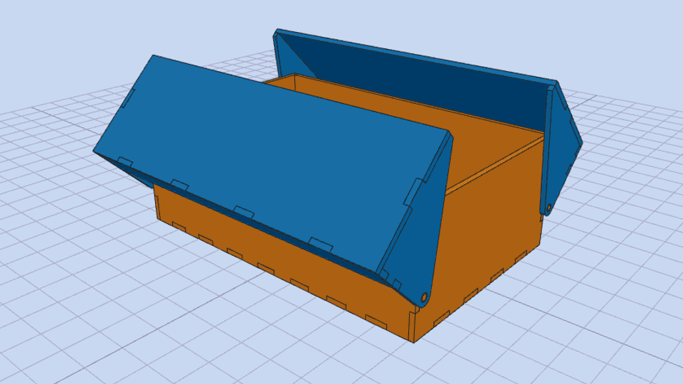 Flap Lid Box Designer Vorschau